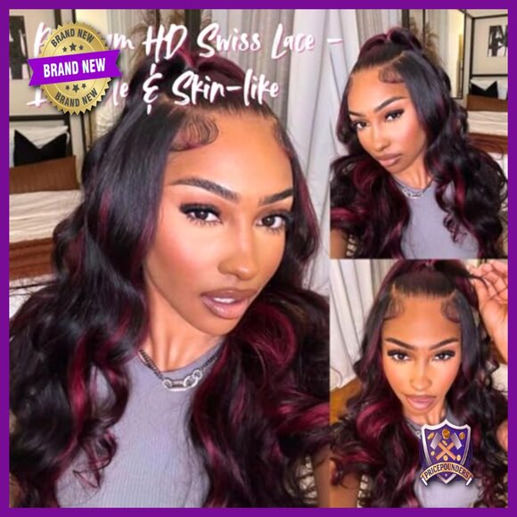 30 Inch Human Hair Lace Front Wig Pre Plucked Body Wave 180 Density